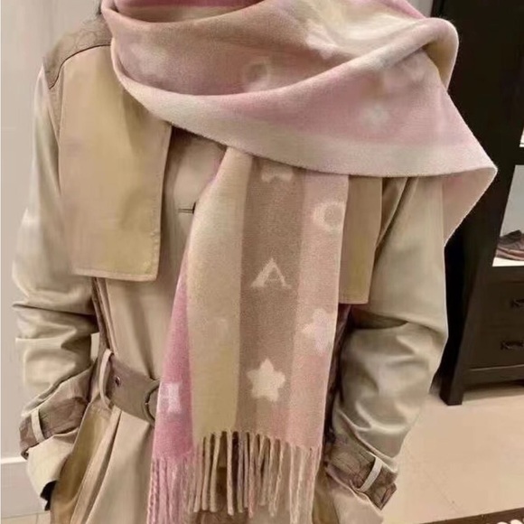 Coach Stars Striped Print Muffler Scarf - Picture 3 of 10